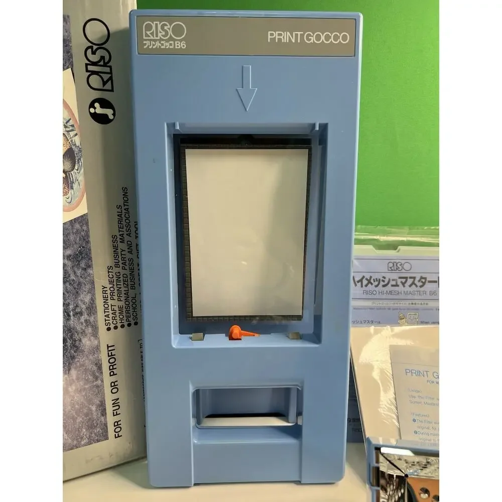 Riso Print Gocco B6HM KIT (S-103) Vintage Screen Printing Japanese Multi-Color